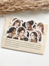 Studio by Lea - sticker pakketje  Cozy Autumn Girls