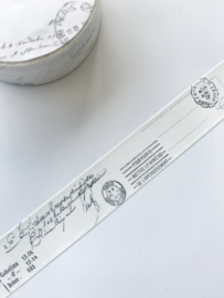 Washi tape Studio Lea - Vintage ephemera white