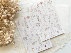 Crea wiht Gaby - Rub-on sticker- Wildflower