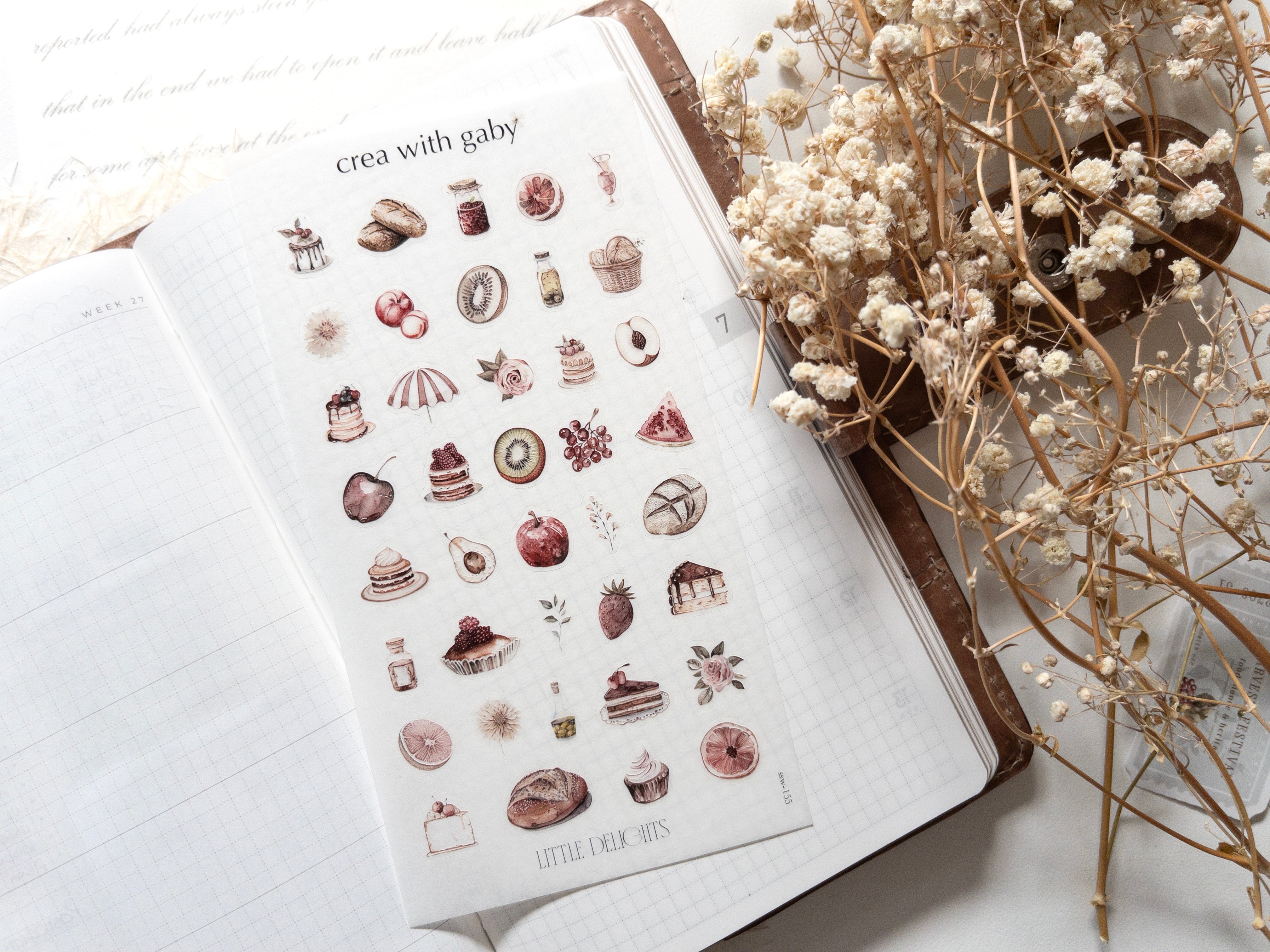 Crea wiht Gaby - Deco sticker - Little delights no 3
