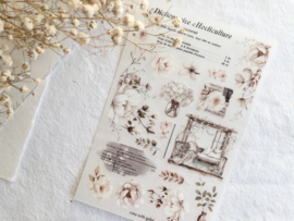 Crea wiht Gaby - Rub-on sticker- Deco Florals