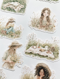 Studio by Lea - sticker pakketje  Spring Meadow