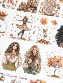 Ma.Journaling  Autumn Leaves 3D Pet sample