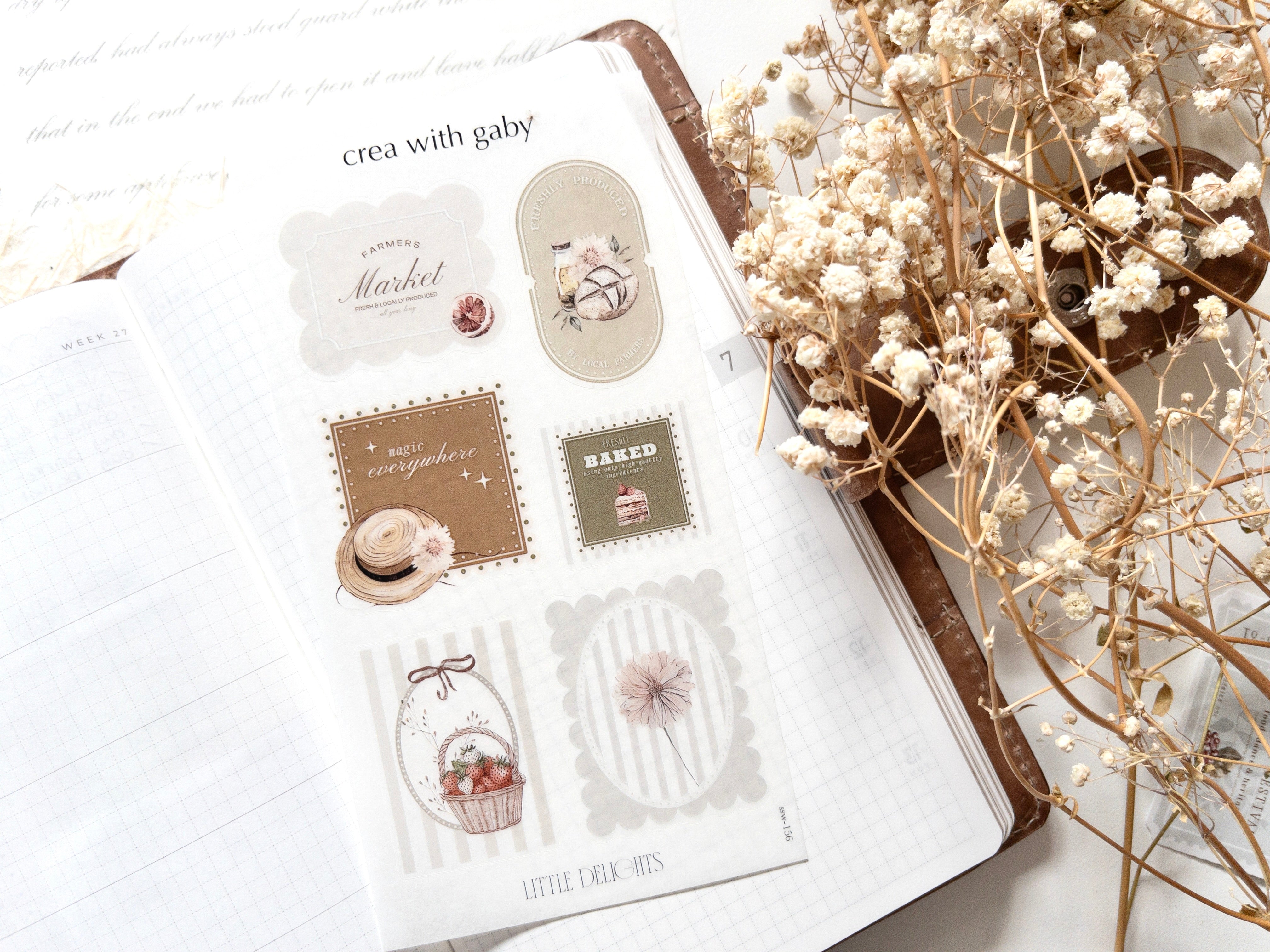 Crea wiht Gaby - Deco sticker - Little delights no 4