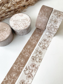 Washi tape Studio Lea   Vintage Flower Wit