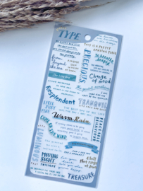 Mindwave Sticker Multi Type BLAUW