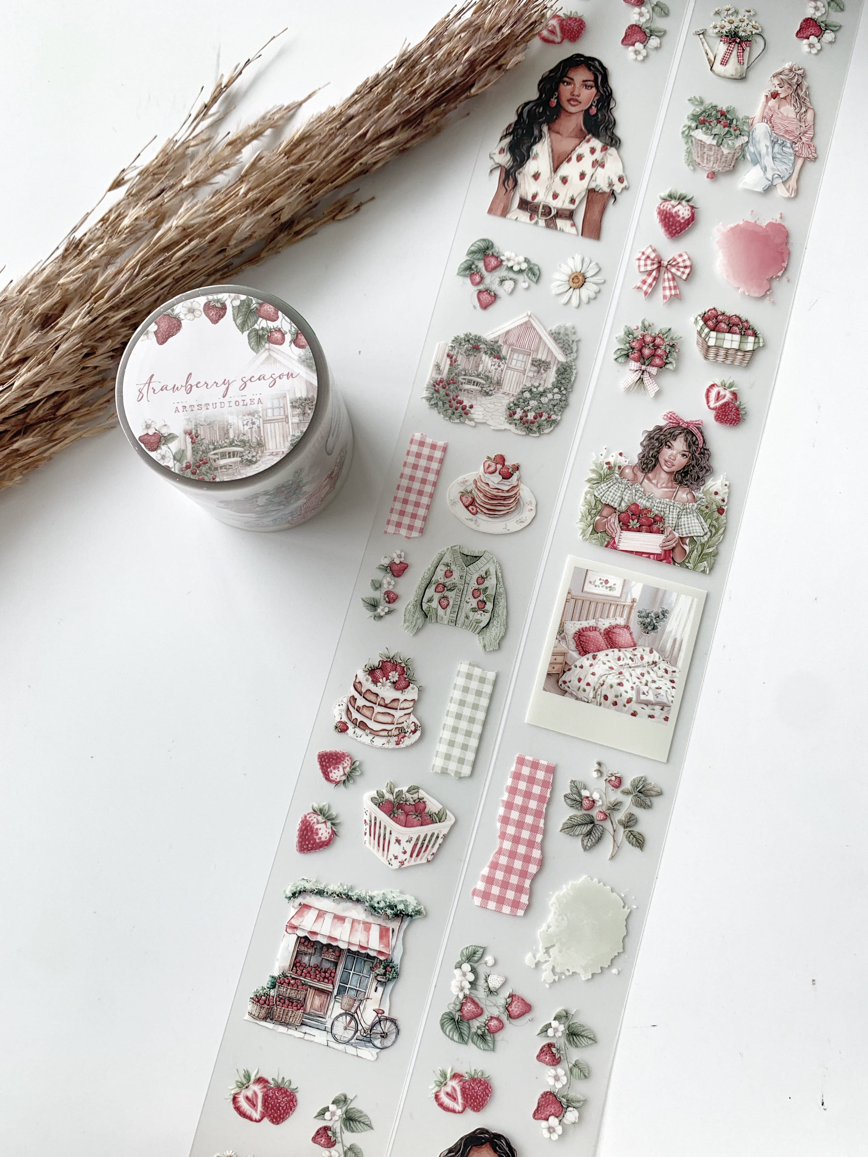 Studio By Lea - Strawberry season -  Pet tape Sample