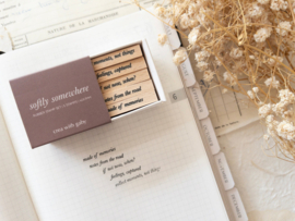 Crea with Gaby - Stempel set Softly somewhere