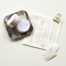 MU Washi tape CUT Brush Edge