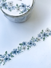 Mindwave Masking tape Flower blue/with