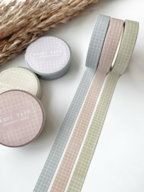 Studio by Lea - Washitape Pastel Pink Grid