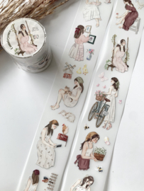 Kiss-cut Pet tape SAMPLE  Country core  Katkreates