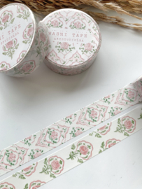 Washi tape Studio Lea - Rose Pattern ROND