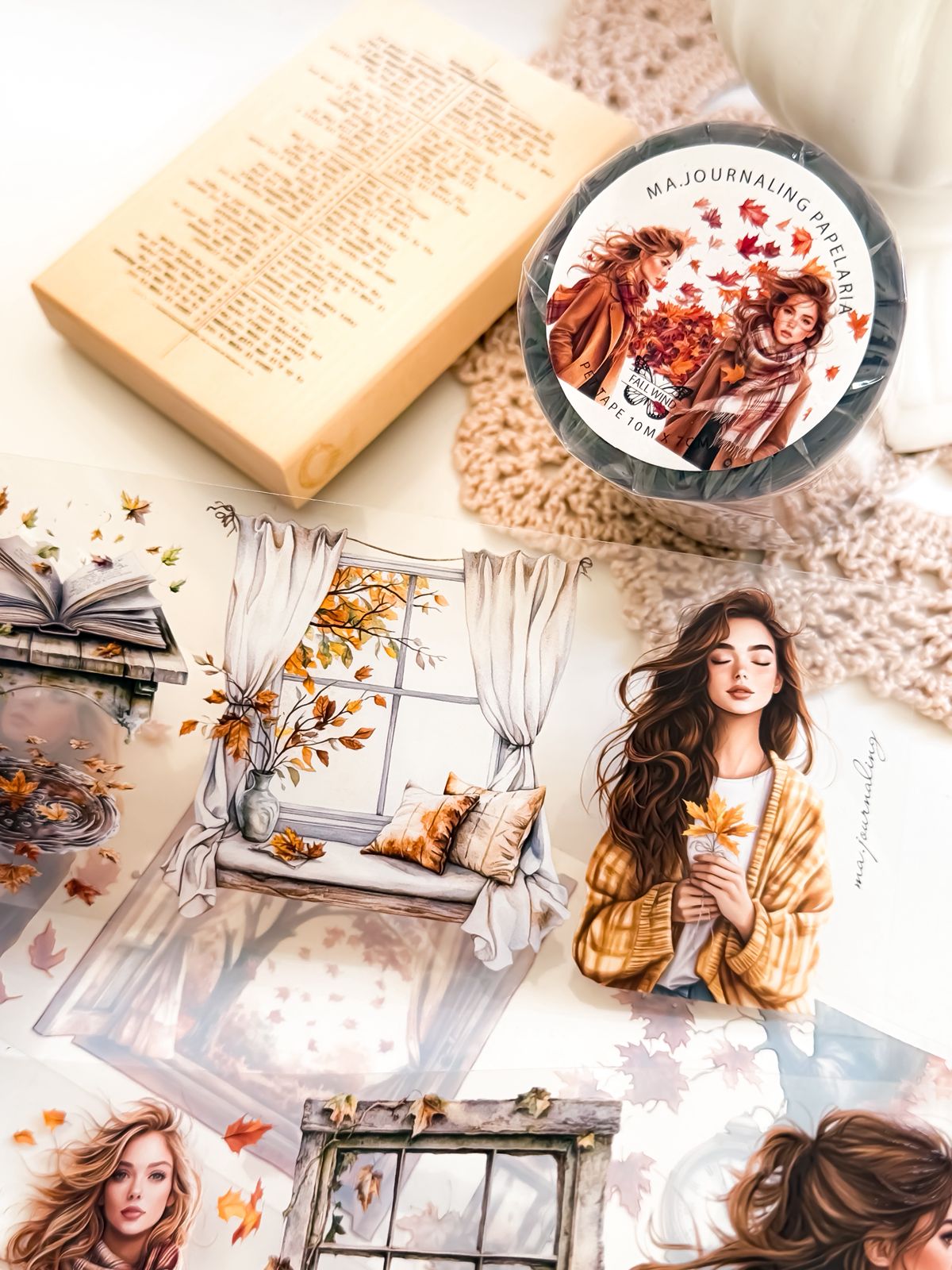 Ma.Journaling  Fall Wind 3D Pet sample