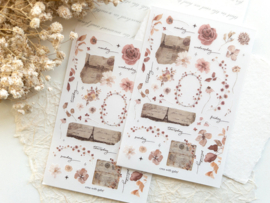 Crea wiht Gaby - Rub-on sticker- Paper garden