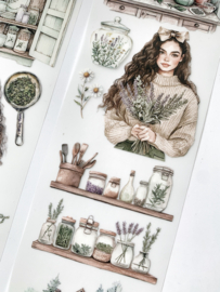 Herbal wellnes / Toile a fleurs  Sample 2.5 meter