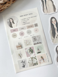 MU girl sticker pakketje 01