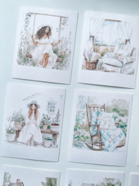 Studio by Lea - sticker pakketje  Colorful Spring Polaroid