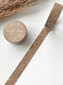 Washi tape Studio Lea - Pumpkin dark