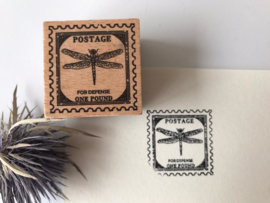 Postzegel stempel 'Libelle'