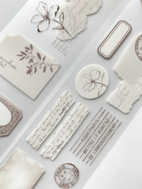 Studio By Lea - PET Tape  Floral ephemera Hele Rol