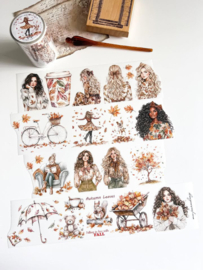 Ma.Journaling  Autumn Leaves 3D Pet sample