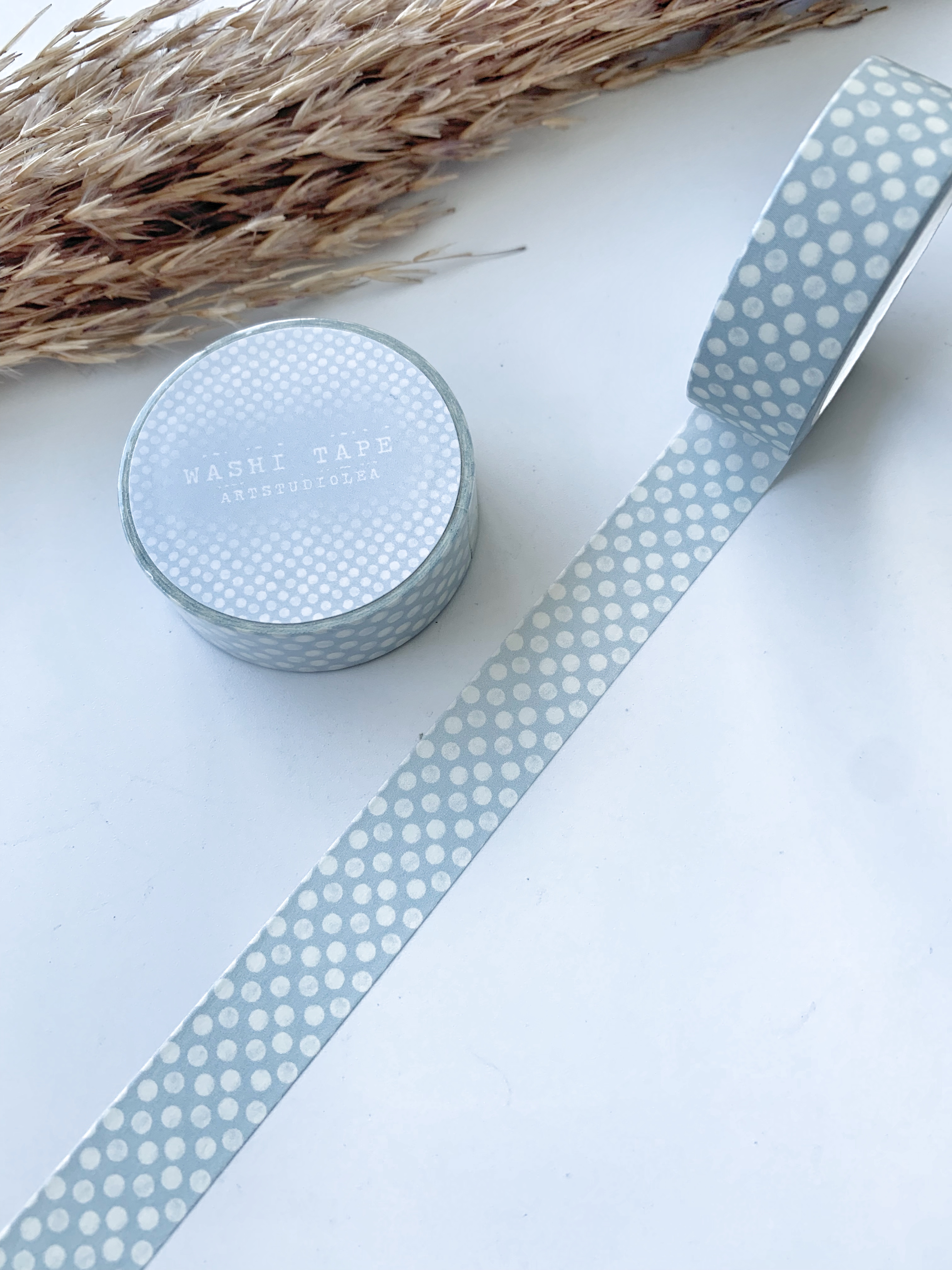 Washi tape Studio Lea -Setje Polka dot Pink / Blue