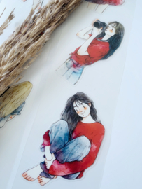 pre-cut Pet tape SAMPLE  DING.DING 42B ROOD