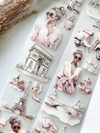 Romantic planner / Paris holyday  Sample 2.5 meter