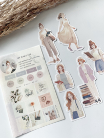 MU girl sticker pakketje 03
