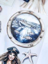 Nautical dream / Dream lake 2  Sample 2.5 meter