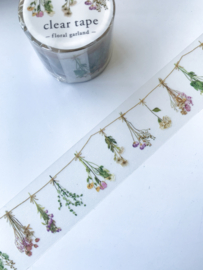 Mindwave Cleartape Floral Garland