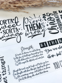 Words and Quotes  Sample  2.5 meter