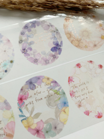 Glossy Pet Tape  Flower Scroll Special Edition 7  -  Sample