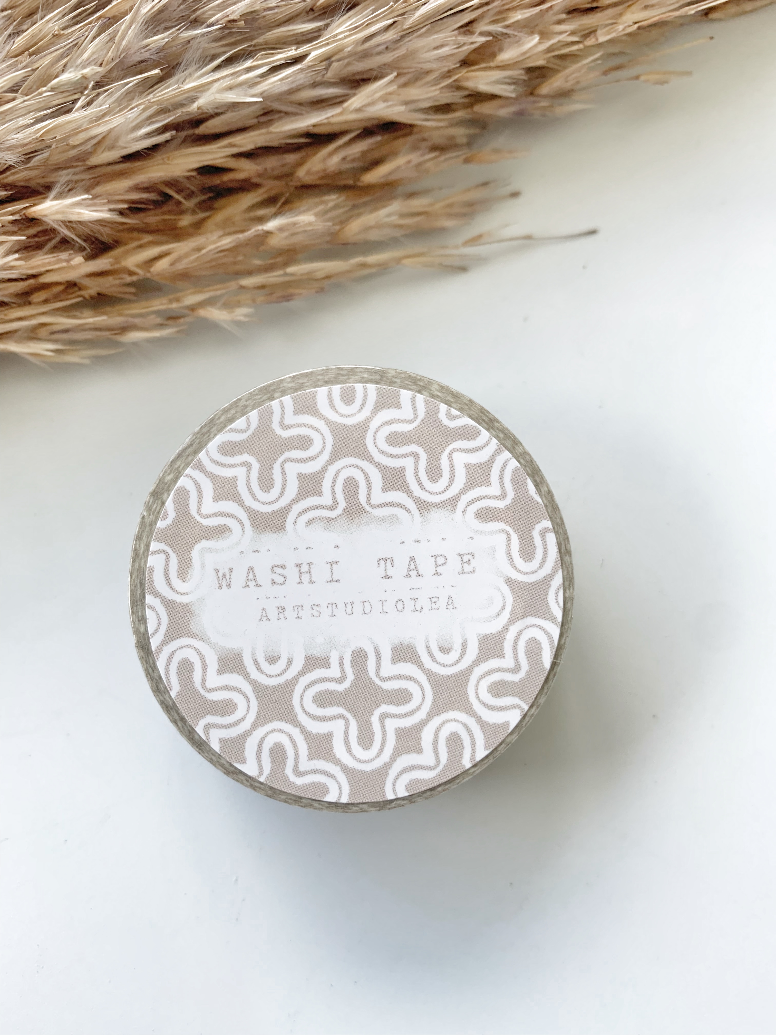 Washi tape Studio Lea - Cross Patterned BEIGE