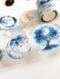 Ma.Journaling  Moonlight Sky  3D Pet sample