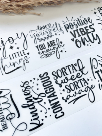Words and Quotes  Sample  2.5 meter