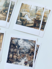 Studio by Lea - sticker pakketje  Halloween Planner Polaroid