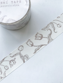 Washi tape Studio Lea -  White Tulip
