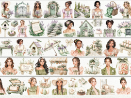 Antique spring / Easter  Sample  2.5 meter