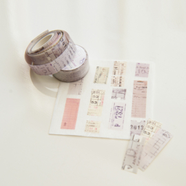 MU Washi tape CUT Blur Ticket