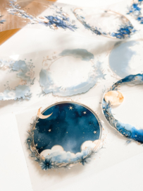 Ma.Journaling Celestial and Floral Frames    3D Pet sample