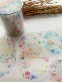 Glossy Pet Tape  Flower Scroll Special Edition 7  -  Sample