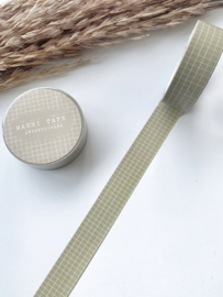 Washi tape Studio Lea - Olive Green Grid
