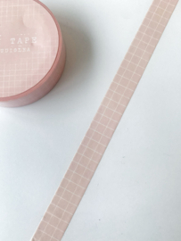 Studio By Lea - washitape Soft Pink Grid