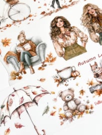 Ma.Journaling  Autumn Leaves 3D Pet sample