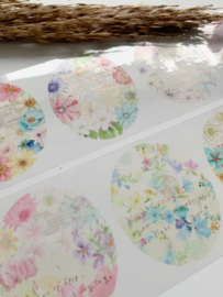 Glossy Pet Tape  Flower Scroll Special Edition 7  -  Sample