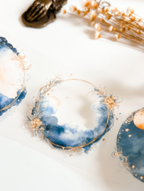 Ma.Journaling Celestial and Floral Frames    3D Pet sample