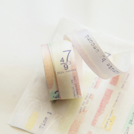 MU Washi tape CUT Brush Edge