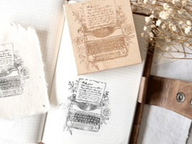 Crea with Gaby - Stempel - Typewriter
